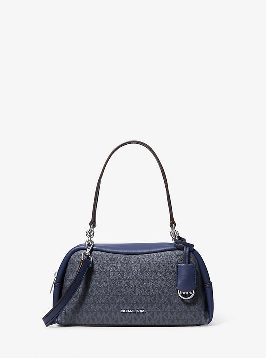 Michael Kors Cecily Small Signature Logo Shoulder Admiral