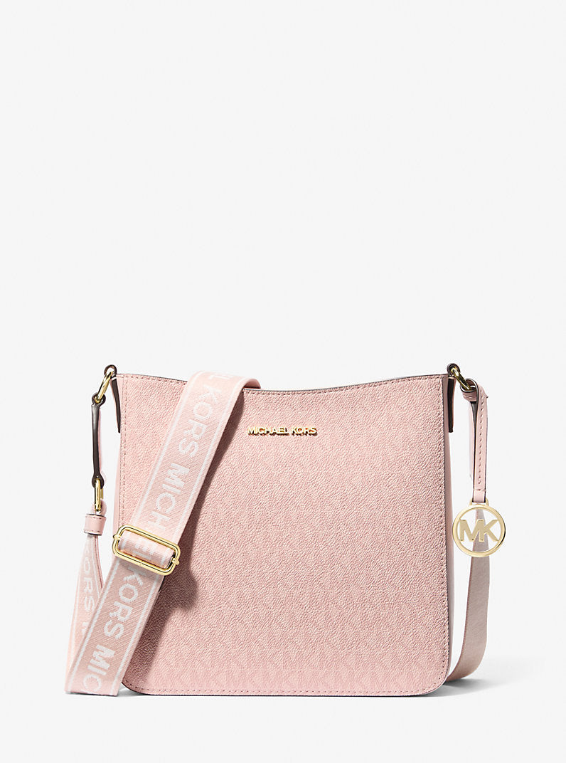 Michael Kors Jet Set Small Sig Logo Crossbody Powder Blush