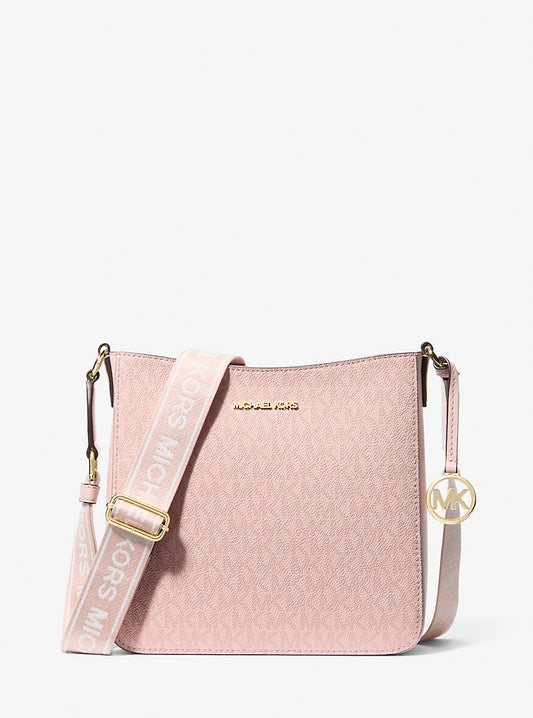 Michael Kors Jet Set Small Sig Logo Crossbody Powder Blush