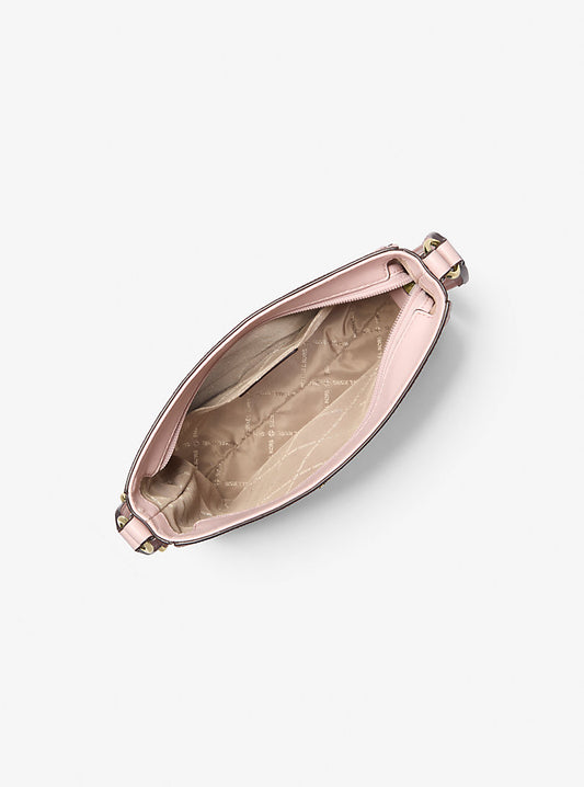 Michael Kors Jet Set Small Sig Logo Crossbody Powder Blush