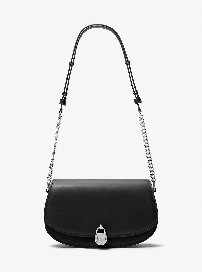 Michael Kors Mila Medium Messenger Black