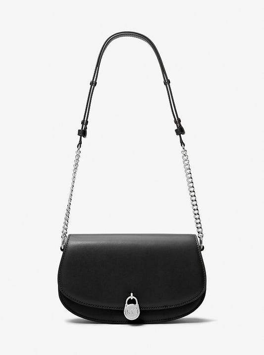Michael Kors Mila Medium Messenger Black