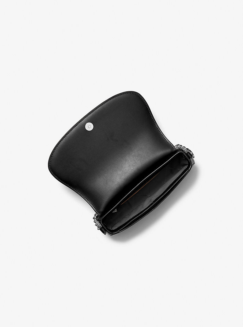 Michael Kors Mila Medium Messenger Black